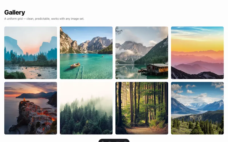 Grid Uniform preview