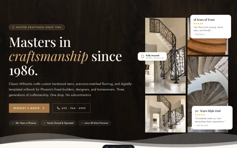 Cmillworks Hero (Walnut Luxury Craftsman) preview